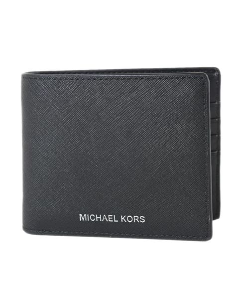 michael kors harrison billfold black|Michael Kors Men's Harrison Billfold with Passcase Leather .